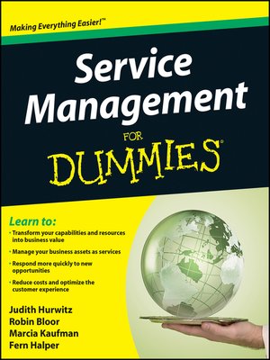 cover image of Service Management For Dummies